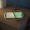 Picture of BWOO 2IN1 30W TRANSPARENT WIRELESS CHARGER WITH NIGHT LIGHT